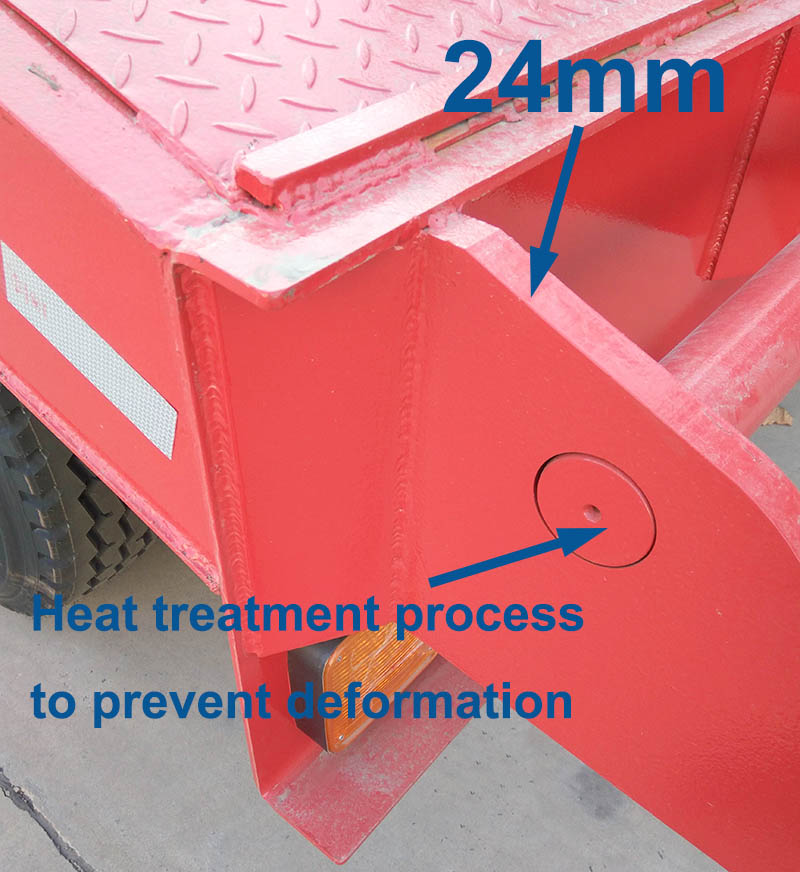 Lowbed Semi Trailer Ramp