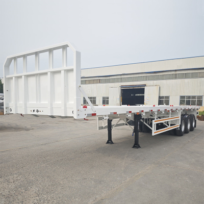 Flatbed Trailer with Bulk Head