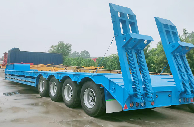 Four Axle Lowbed Semi Trailer Four Axle Lowbed Semi Trailer