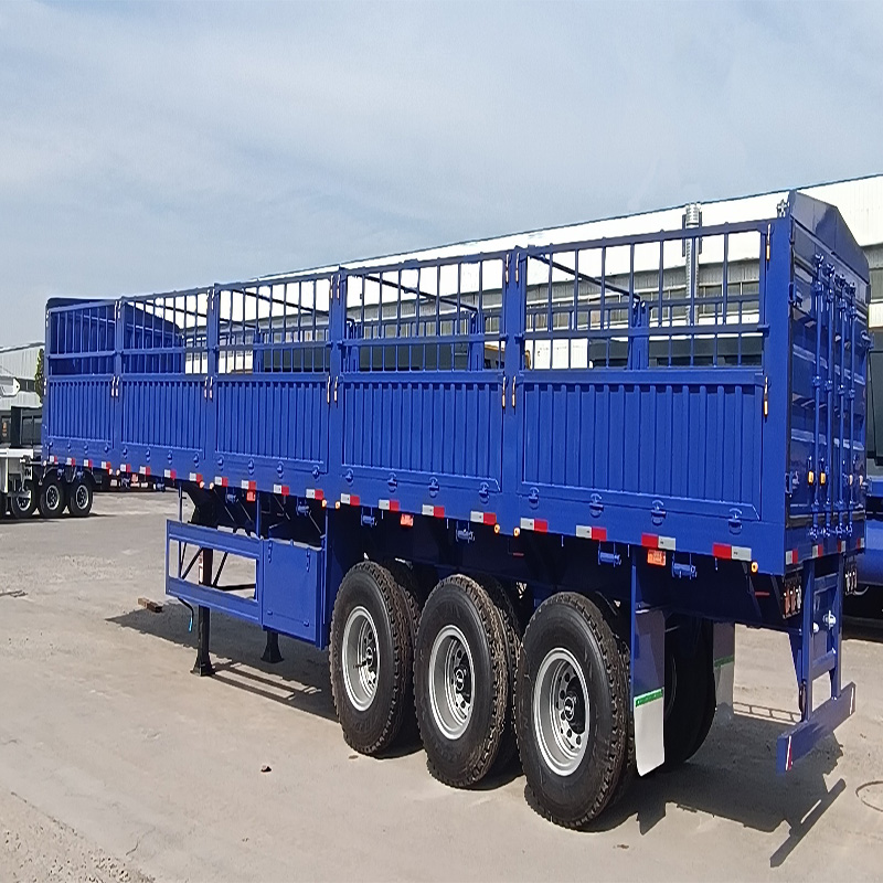 3 Axle Cargo Fence Semi Trailer