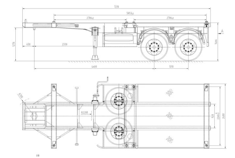20FT Container Chassis Trailer For Sale 20FT Container Chassis Trailer For Sale