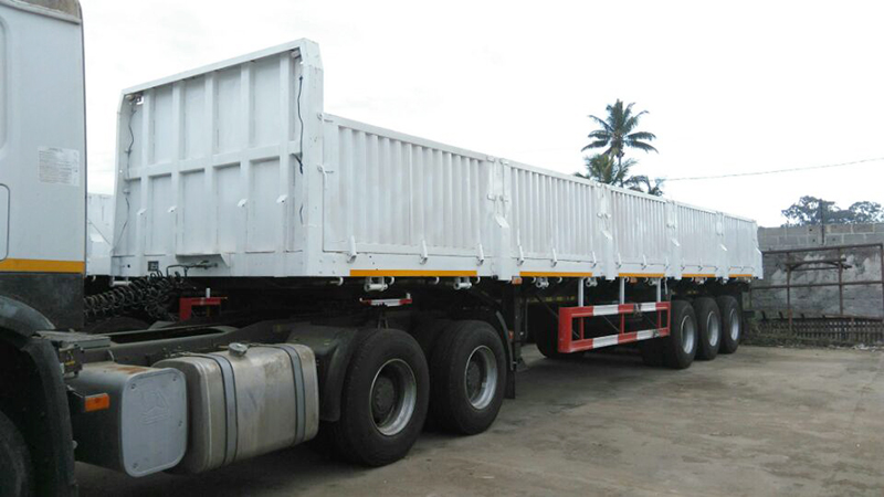 3-axle Drop Side Trailer