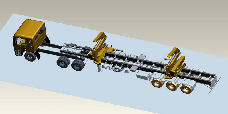 Side Lifter Trailer Drawing