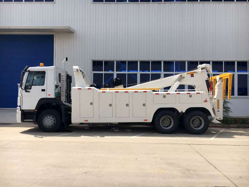 wrecker towing truck