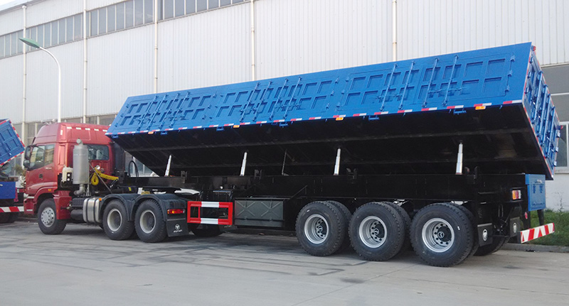Lifting Side Tipping Trailer Lifting Side Tipping Trailer