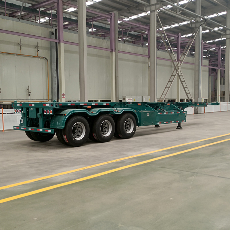 JNE 40Ft Tri-Axle Container Skeletal Trailer