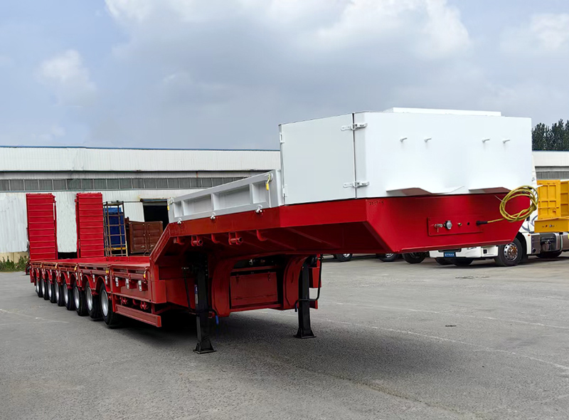 8 axle low bed trailer