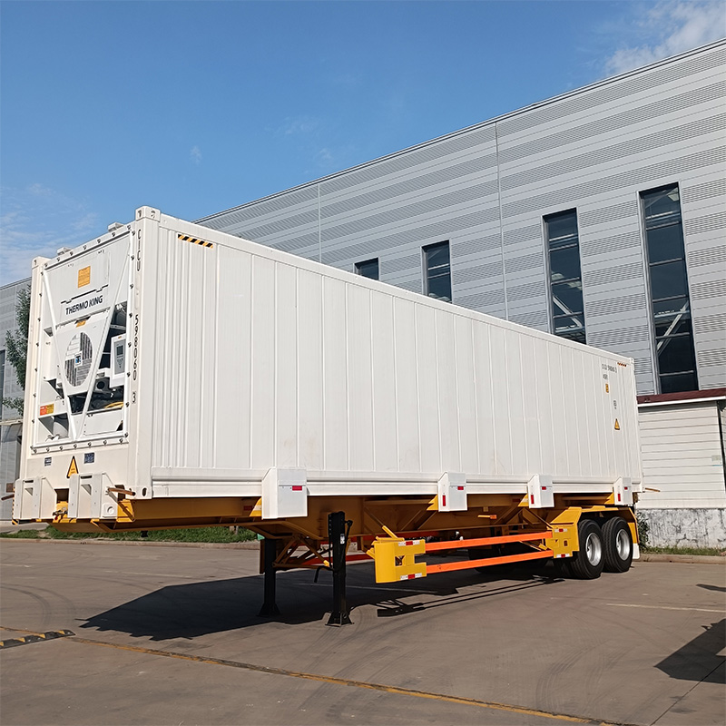 JNE 40Ft Tri-Axle Container Skeletal Trailer