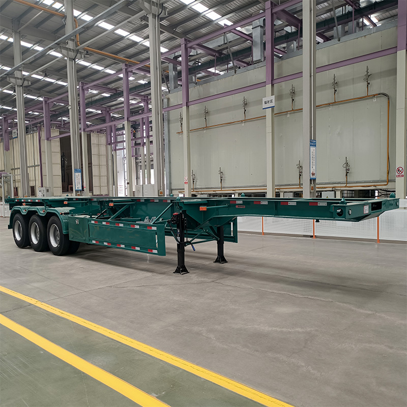 40Ft Tri-Axle Container Skeletal Trailer