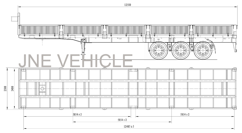 40 Ton Bulk Cargo Trailer