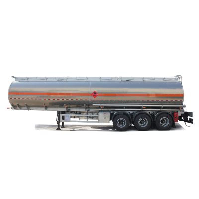 Axles 45000Liters Aluminum Alloy Fuel Tanker Trailer