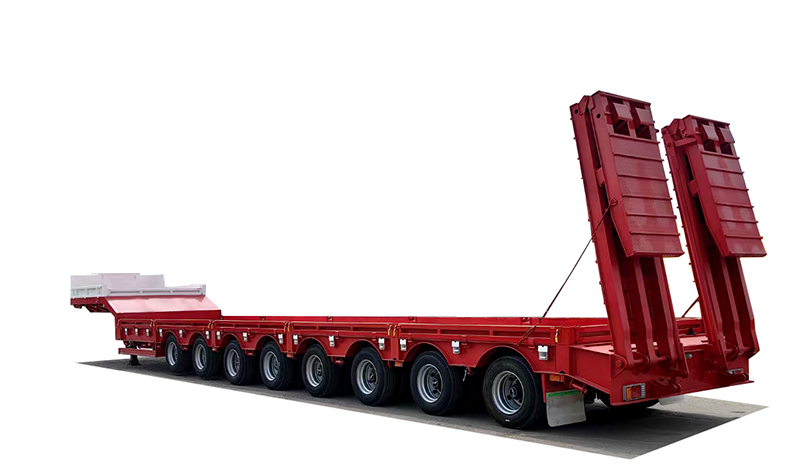 8 axle low bed trailer