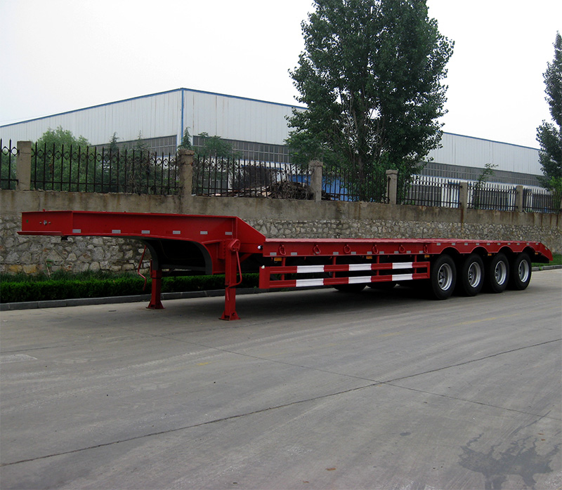 4-axle lowbed semi-trailer