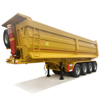 U-shape trailer- 4 axle yellow